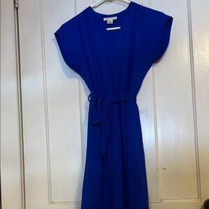 Monteau Cobalt Blue Midi Dress
